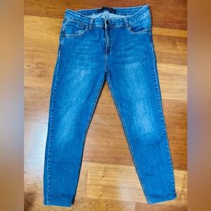 Women's Blue Straight Leg Jeans